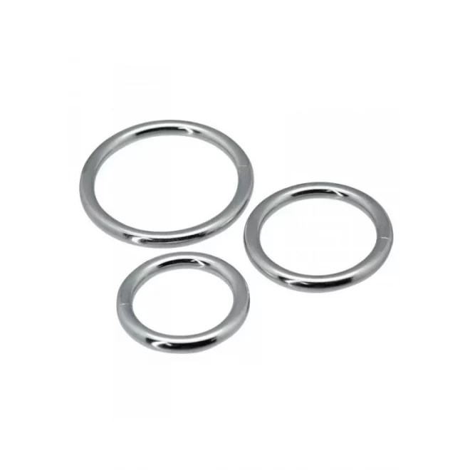 Timeless metal rings (3 pcs)