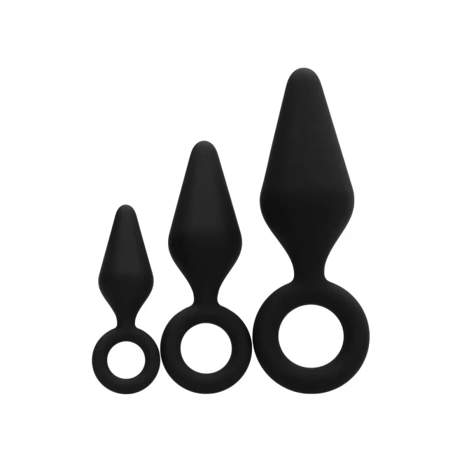 Silicone butt plug set