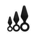 Silicone butt plug set