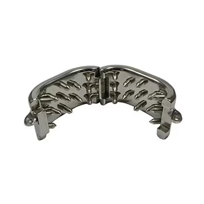 Stainless steel oval spiked ball strecther | height 25 mm. Ø