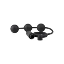 Tri-Orb Vibrating Cock Ring and Weighted Silicone Anal Balls