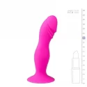 Różowe Silikonowe Dildo Przyssawka