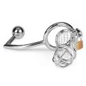 Metal Peniscage With Anal Hook