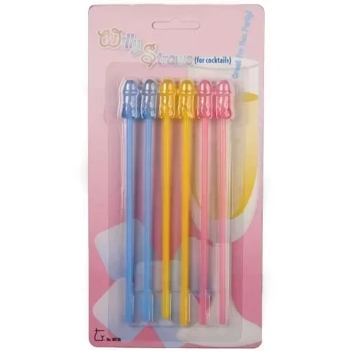 Mieszadełka w kształcie penisów, Penis-cocktail (6sztuk)