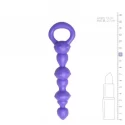 Easytoys Ribbed Anal Beads - Purple