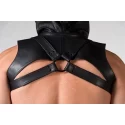 Leather sleeveless crop hoodie - large / extra large (42-48)