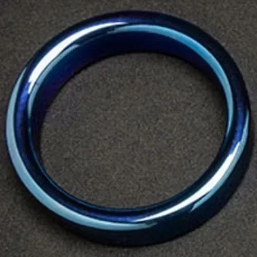 Stainless steel blueboy 8 mm. Ø 50 mm. donut cock ring