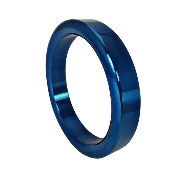 Stainless steel blueboy 8 mm. Ø 45 mm. flat body cock ring