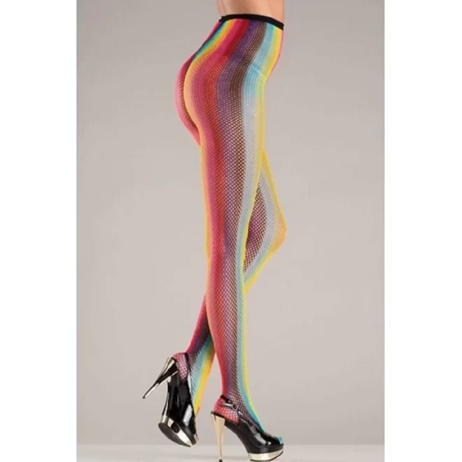 Rainbow Pantyhose With Stripes