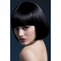 Fever Mia Wig 10inch/25cm Black Short Bob with Fringe