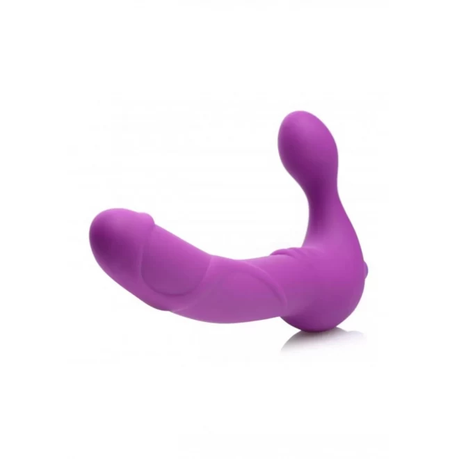 Royal revolver vibrating silicone strapless strap on
