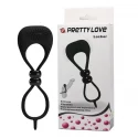 Pretty love locker vibrating penis ring black