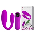 Chad vibrator, 2 motors, waterpr, 30 func.vibr, rechargeable, remote control