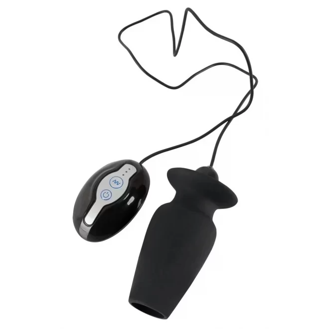 Lust tunnel plug with vibratin