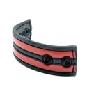 Neoprene racer ball strap - red