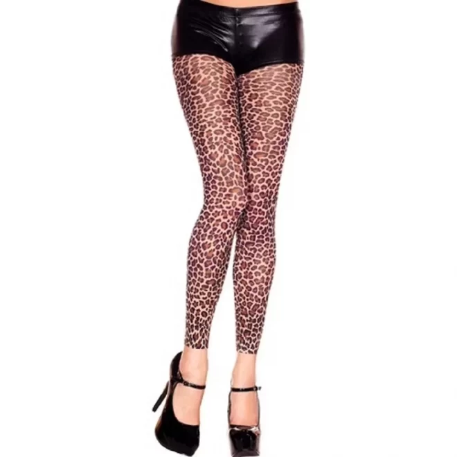 Leopard Print Opaque Leggings
