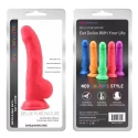 Deluxe pure nature dildo carl.l red