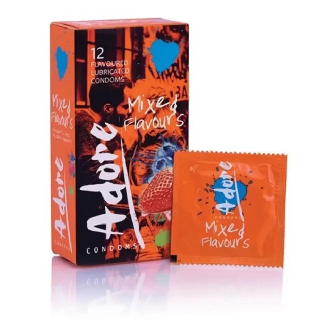 Smakowe prezerwatywy Adore Flavours Condoms
