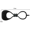 Pretty love locker vibrating penis ring black