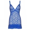 Urocza, koronkowa koszulka Chemise With Ruffle Skirt