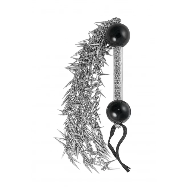 Dominant submissive collection spiked chain whip