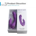 Seduction waterproof vibrator purple