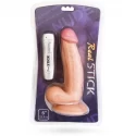 Realstick nude 581001 realistic vibrator with balls pvc natur suctioncup