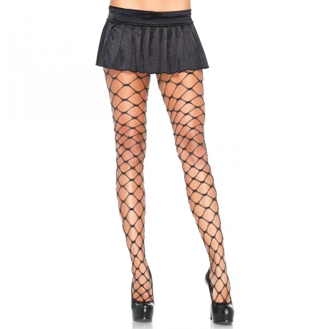 Rajstopy Lurex chain link pantyhose