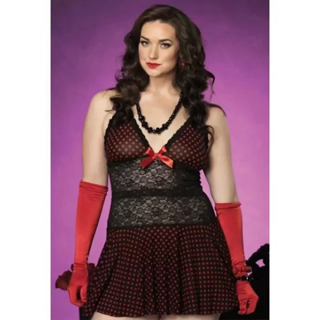 Koszulka z majteczkami Mesh Chemise