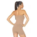 Seamless strapless romper