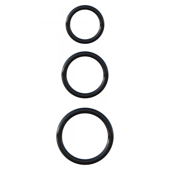 Silicone 3-Ring Stamina Set