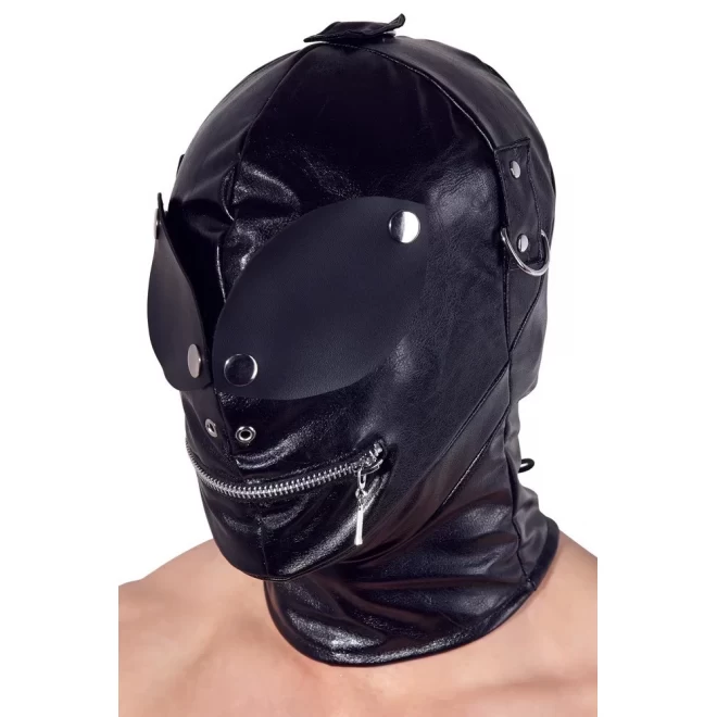 Lederimitat maske