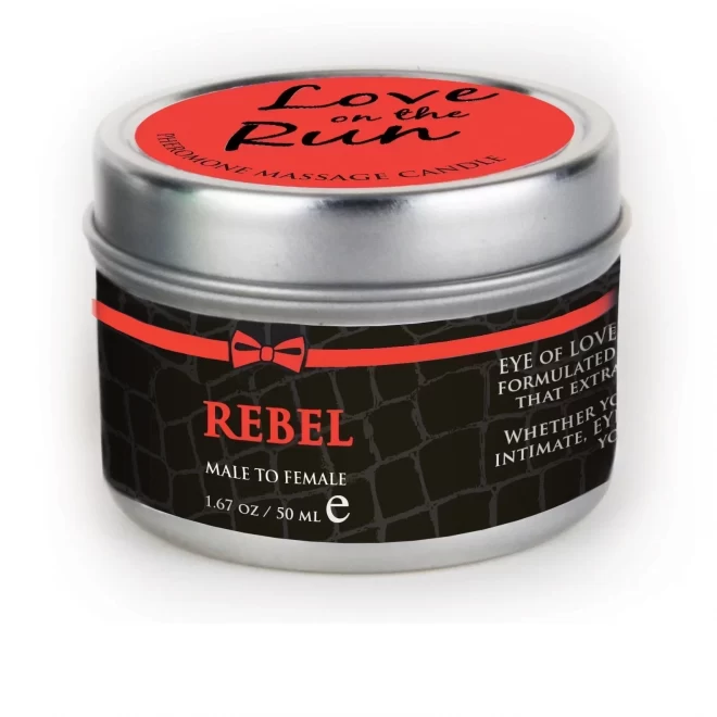 Eye of love love on the run pheromon-massage kerze - rebel 50ml