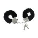 Caught In Candy Velvet Handcuffs - Black