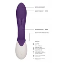 Flame - rechargeable heating g-spot rabbit vibratorÂ 