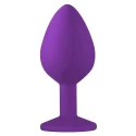 Plug-Anal Plug Emotions Cutie Medium Purple Blue crystal