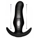 Thump-it curved silicone butt plug