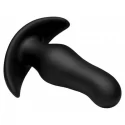Thump-it curved silicone butt plug