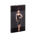 Knee-length wetlook dress