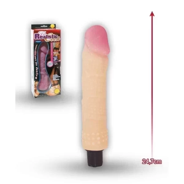 Waterproof cyber vibe 23,5cm, flesh