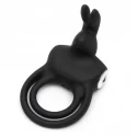 Happy rabbit stimulating rabbit love ring black