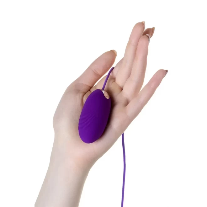 A-TOYS SHELLY Vibroegg with remote control purple Silicone