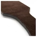 Coco de mer leather paddle brown