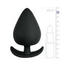 Black Anchor Buttplug - Large