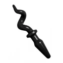Squeal pig tail anal plug