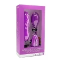 Inflatable vibrating silicone twist