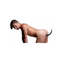 Woof xl silicone puppy tail butt plug