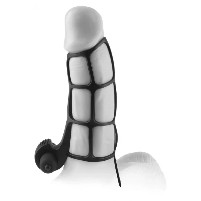 Nakładka na penisa z wibracjami FX Deluxe Silicone Power Cage