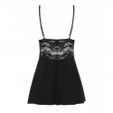 810-bab babydoll czarny xxl