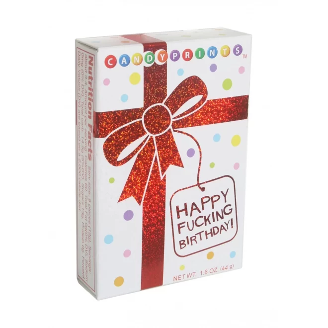 X-rated candy - happy fucking birthday - 1pcs